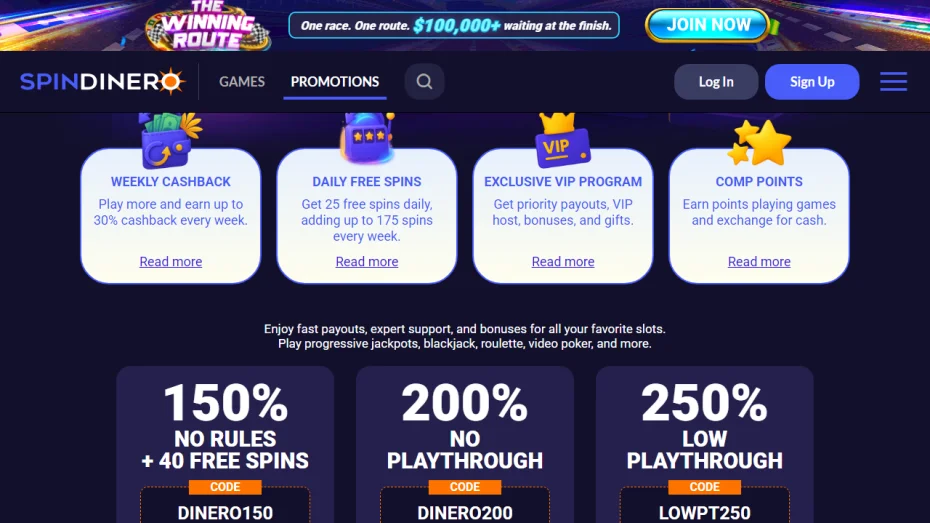SpinDinero Casino No Deposit Bonus